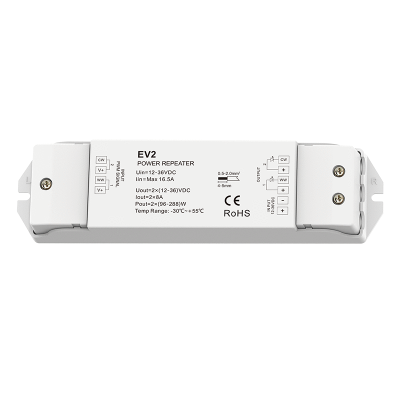 EV2 2-channel power repeater