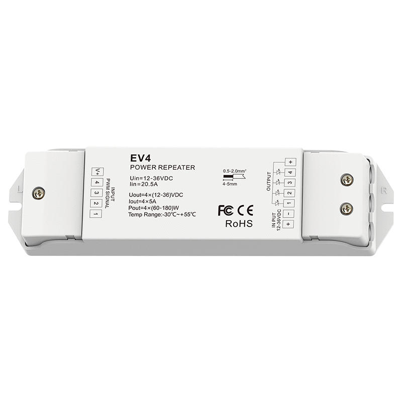 EV4 4-channel power repeater