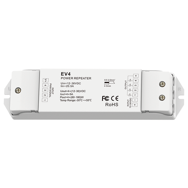 EV4 4-channel power repeater