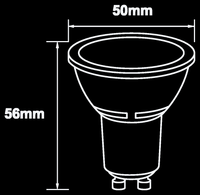 GU10 LED bulb 7W neutral white 4000K