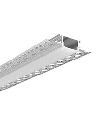 Plaster-in linear aluminium LED profile with diffuser