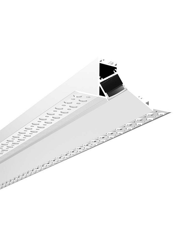 Plaster-in wall wash ceiling aluminium LED profile
