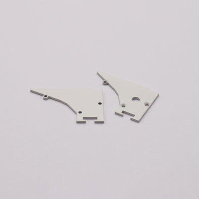 Plaster-In Wall Wash Ceiling Profile metal end caps, included with every profile