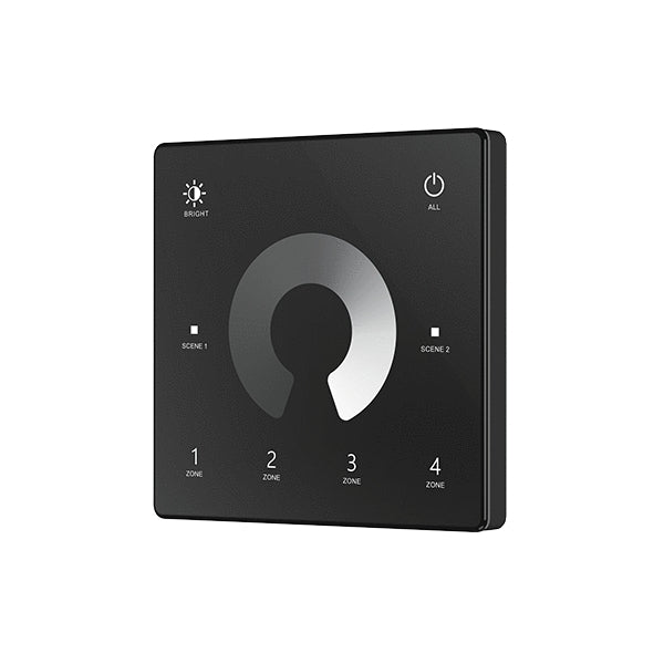 TW1-4 dimming wall switch black