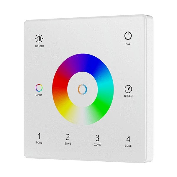 TW4-4 RGBW wall switch white