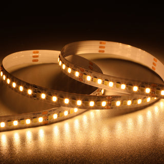 Warm white LED strip lit close-up — manufacturer photo — placeholder until own photography