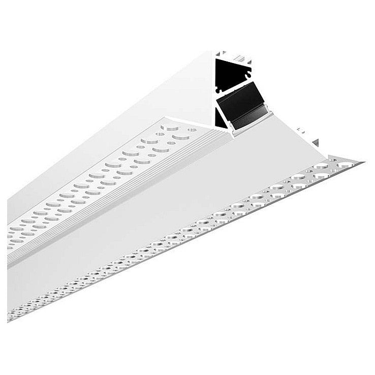 Plaster-in wall wash ceiling aluminium LED profile