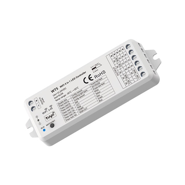 SkyDance WT5 5-in-1 WiFi and RF controller for RGBW LED strip
